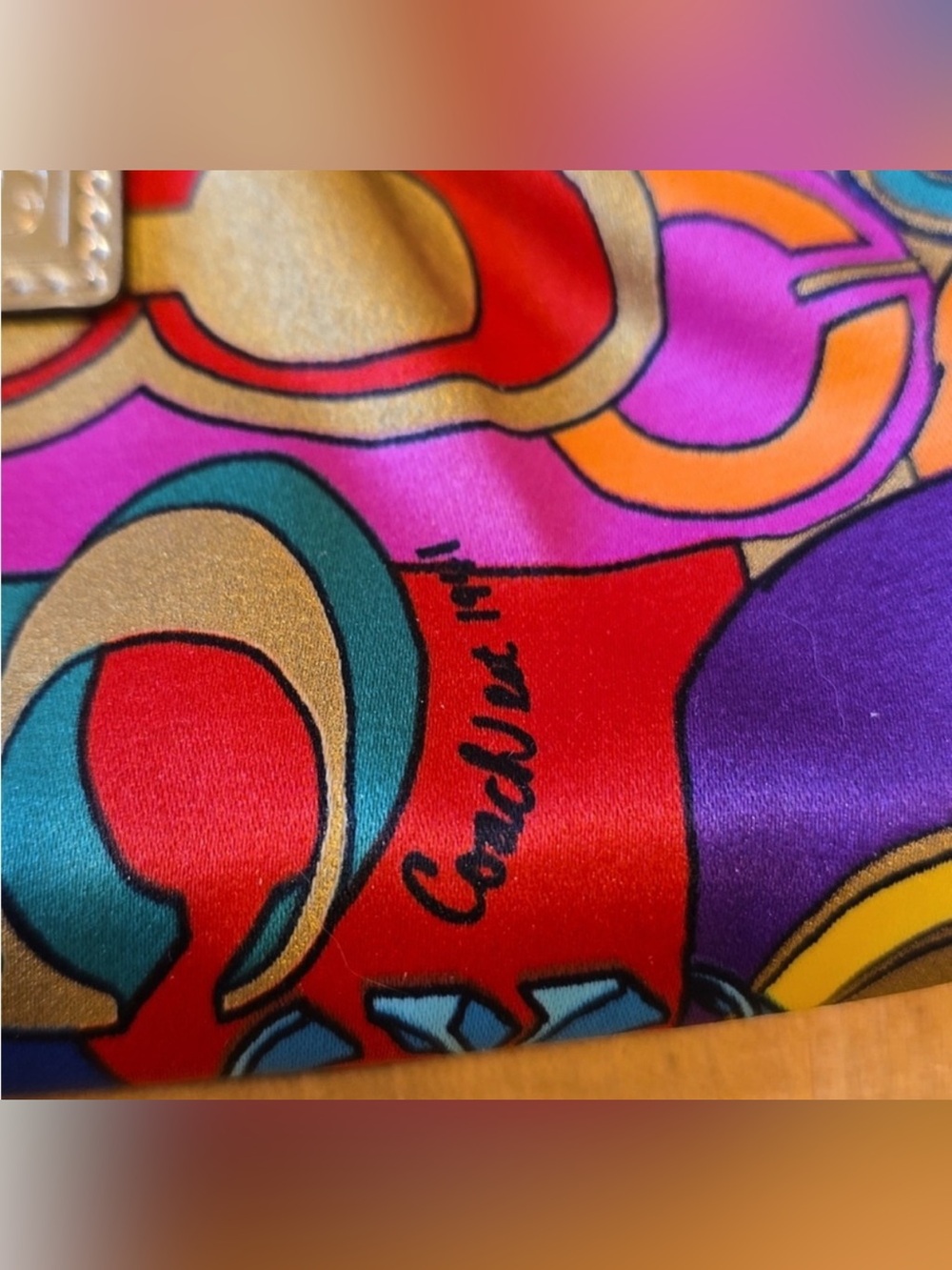 NWOT Coach Multicolor Crossbody Bag - Picture 4 of 13
